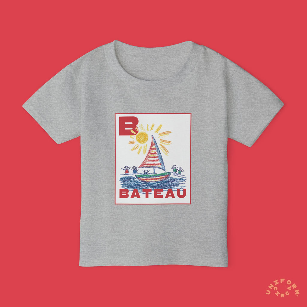 Bateau/Boat Design Toddler T-Shirt - Perfect for Playful Days