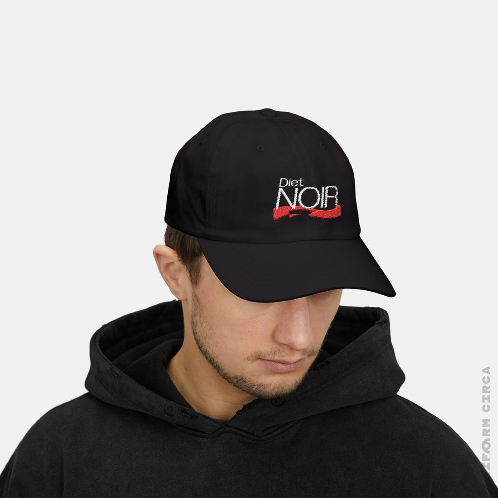 Diet NOIR | Dad Cap | Embroidered | Dark