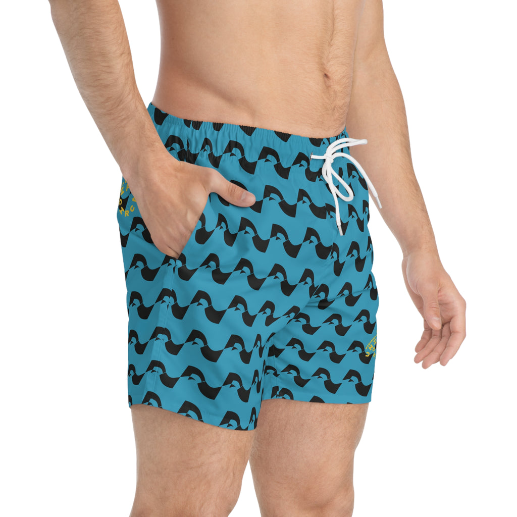 BLUE WAVE | Swim Trunks | Printed