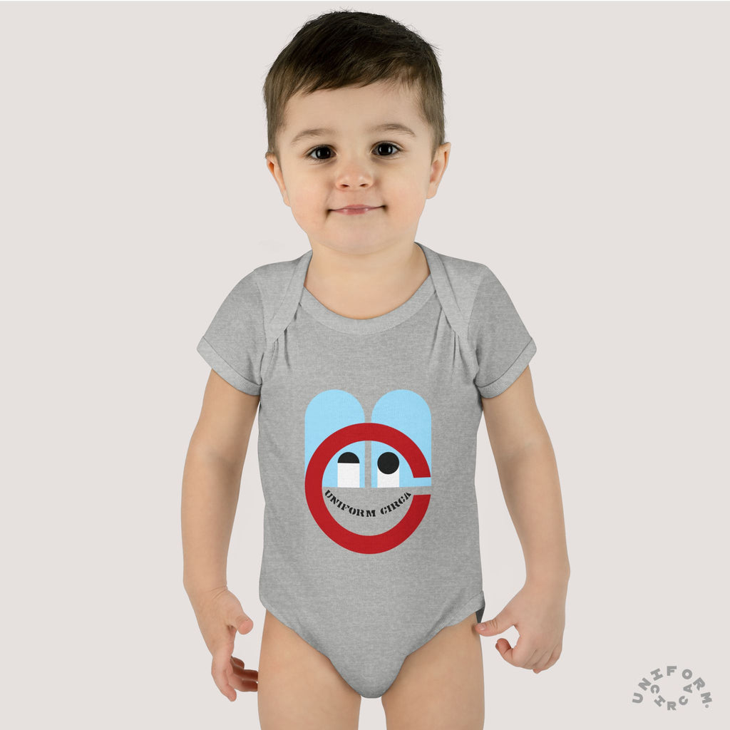 FUNNY BUNNY - Infant Baby Rib Bodysuit - Adorable Bunny-Like Graphic | Multiple Colors