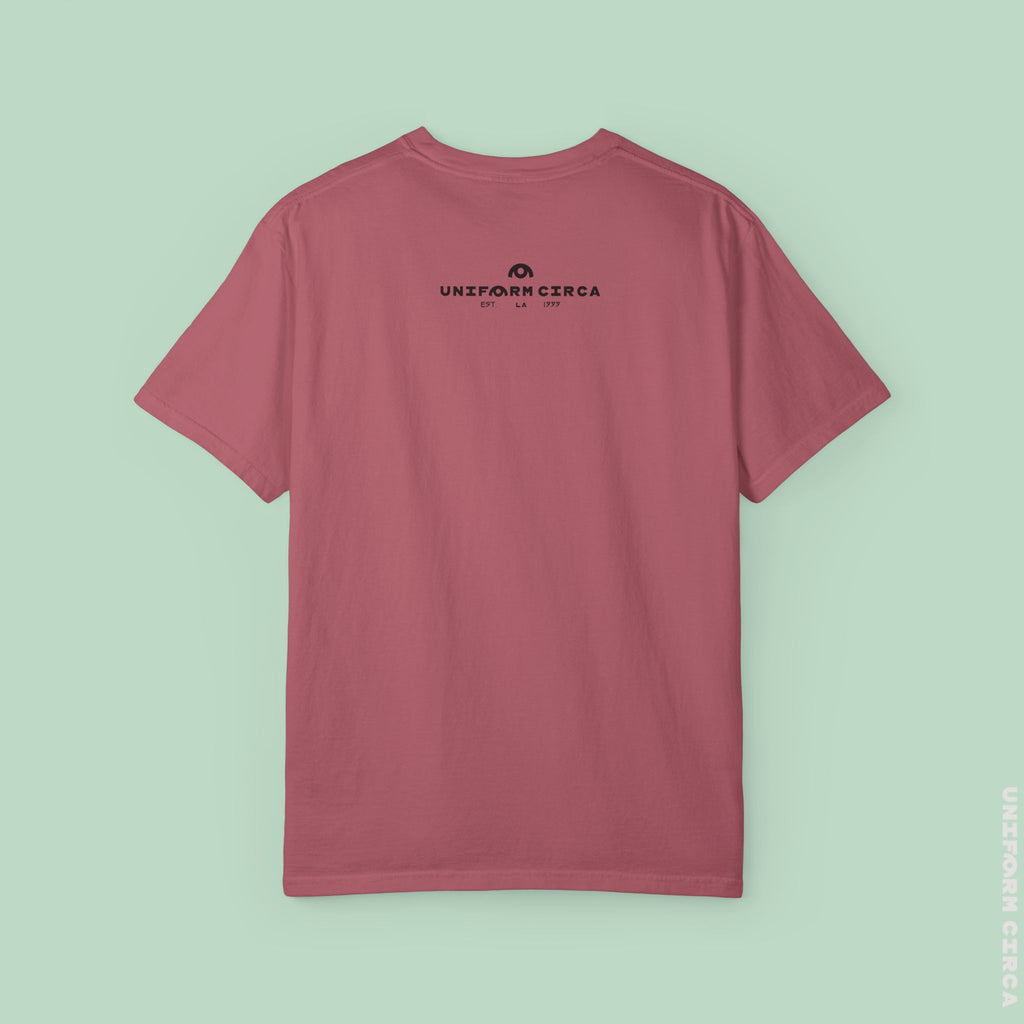 LONE PALM CREWNECK T-SHIRT | Printed Unisex Garment-Dyed Graphic Tee