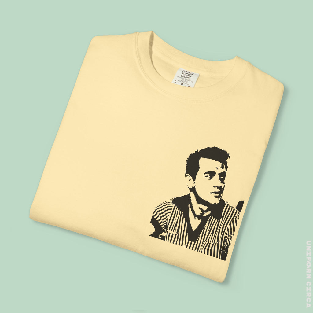 ROCK | CREWNECK T-SHIRT | PRINTED | Retro-Inspired Unisex Garment-Dyed T-Shirt with Iconic Design