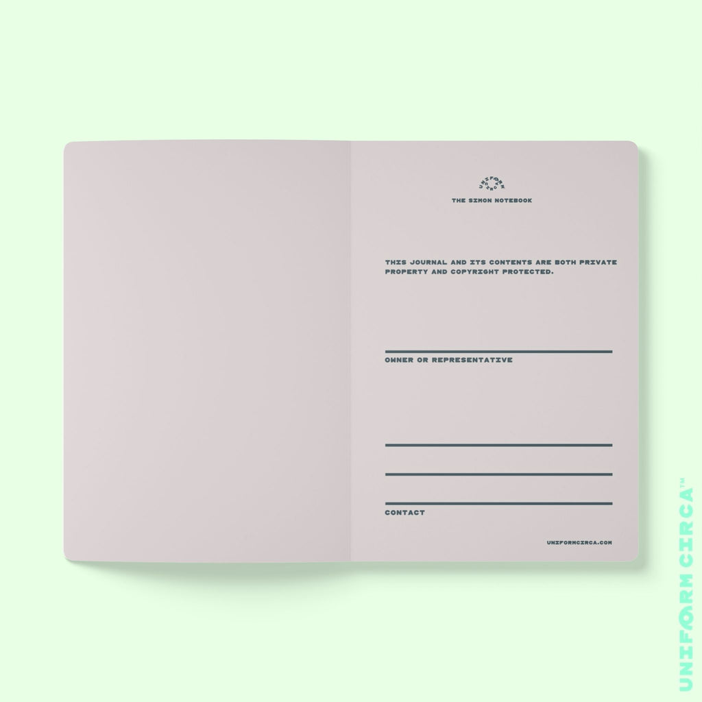 SIMON NOTE & SKETCH JOURNAL | KELLY GREEN/WHITE (SOFT COVER)