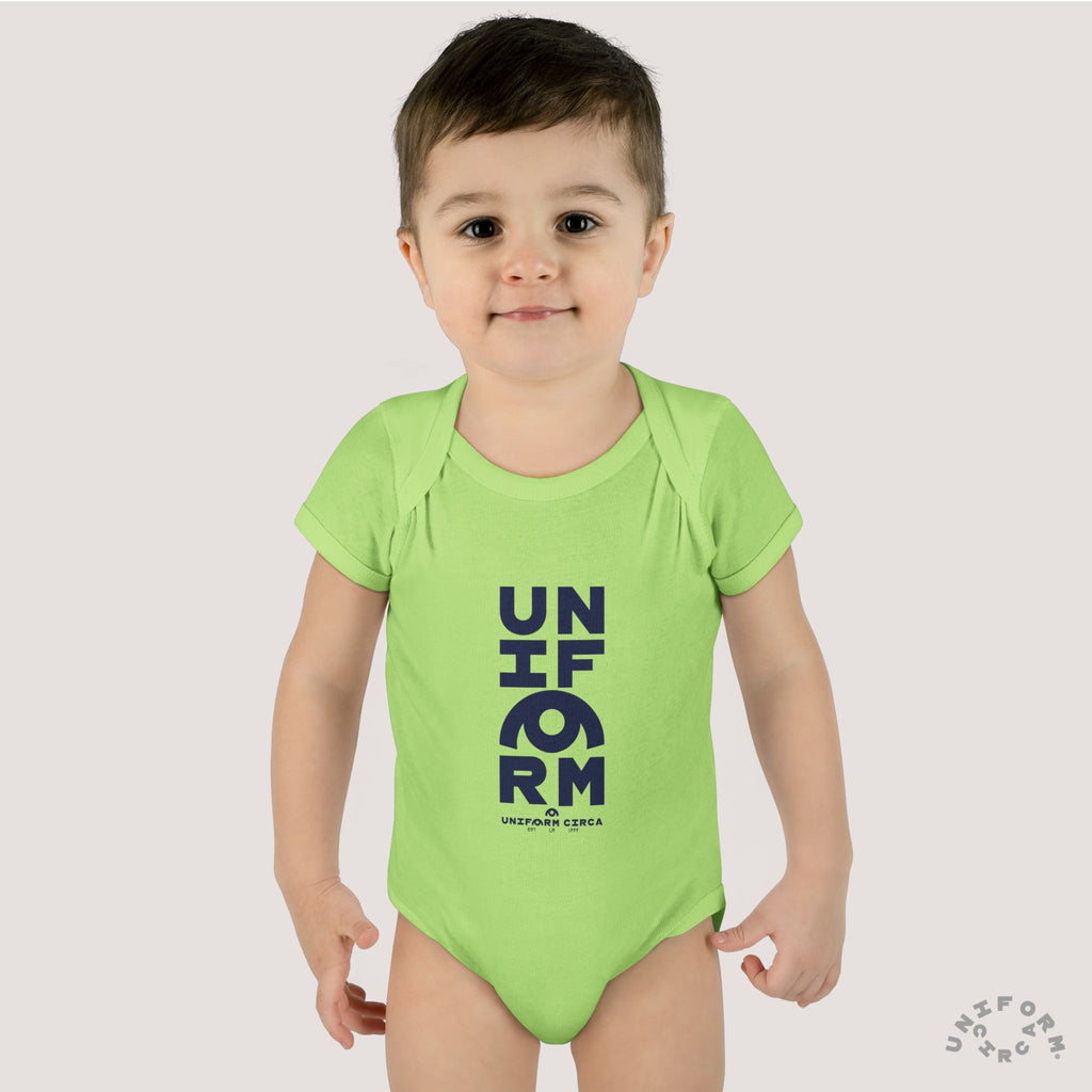 UNIFORM STACK | Infant Baby Rib Bodysuit | Multiple Colors