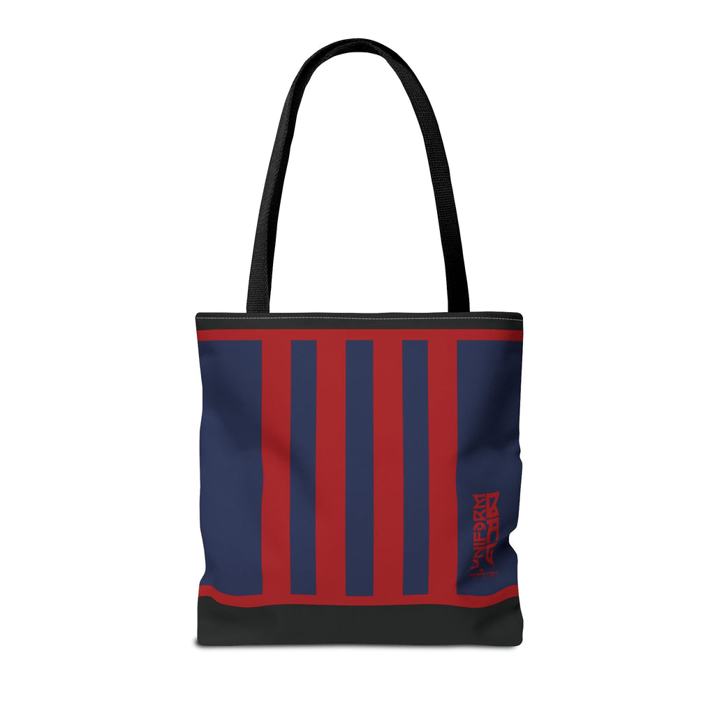 RACER JR. BAG | NAVY/RED/BLACK | Stylish Minimalist Tote Bag, Eco-Friendly Shopping Bag, Chic Carryall, Reusable Tote, Fashionable Beach Bag, Trendy Everyday Essentials