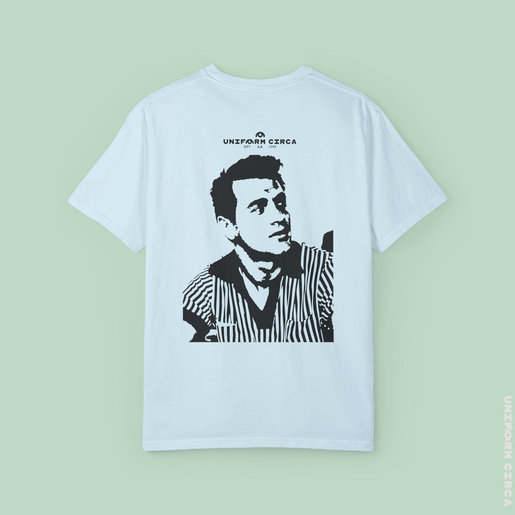 ROCK | CREWNECK T-SHIRT | PRINTED | Retro-Inspired Unisex Garment-Dyed T-Shirt with Iconic Design