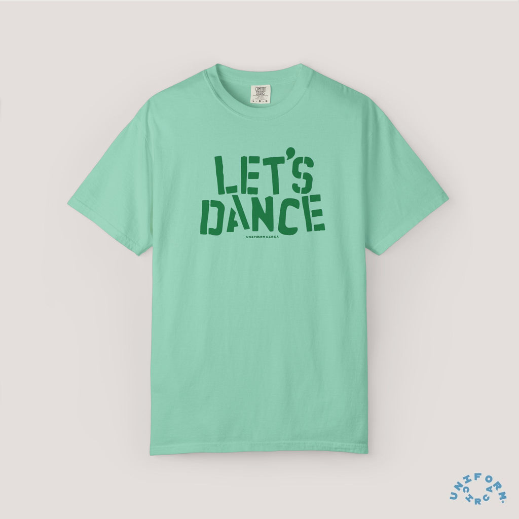 LET'S DANCE REVISITED CREWNECK T-SHIRT | PRINTED GREEN