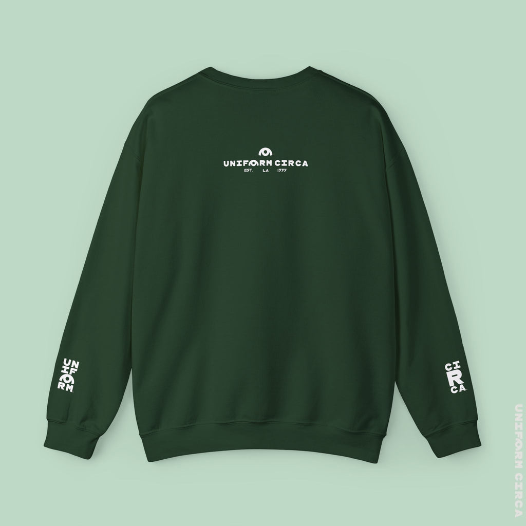 OYSTER ALL WORDMARK | CREWNECK T-SHIRT | Printed White