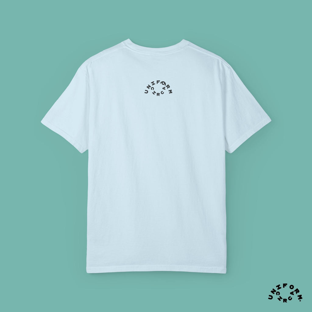 CALIFORNIA BLUEPRINT CREWNECK T-SHIRT | Printed