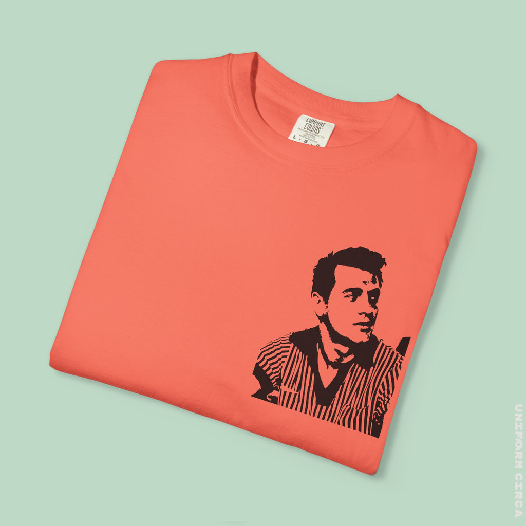 ROCK | CREWNECK T-SHIRT | PRINTED | Retro-Inspired Unisex Garment-Dyed T-Shirt with Iconic Design