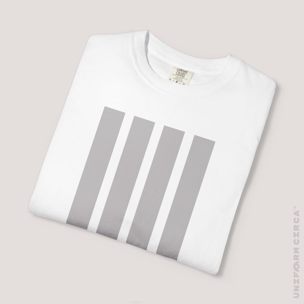 BAR NONE | DOVE GREY | CREWNECK T-SHIRT | Printed
