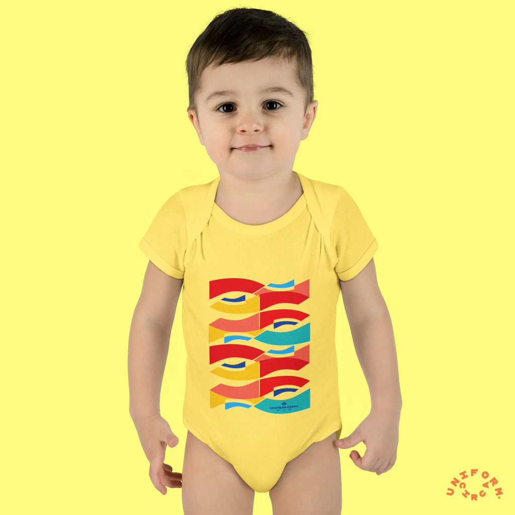 Wavey Kidsplay | Infant Baby Rib Bodysuit | Multiple Colors