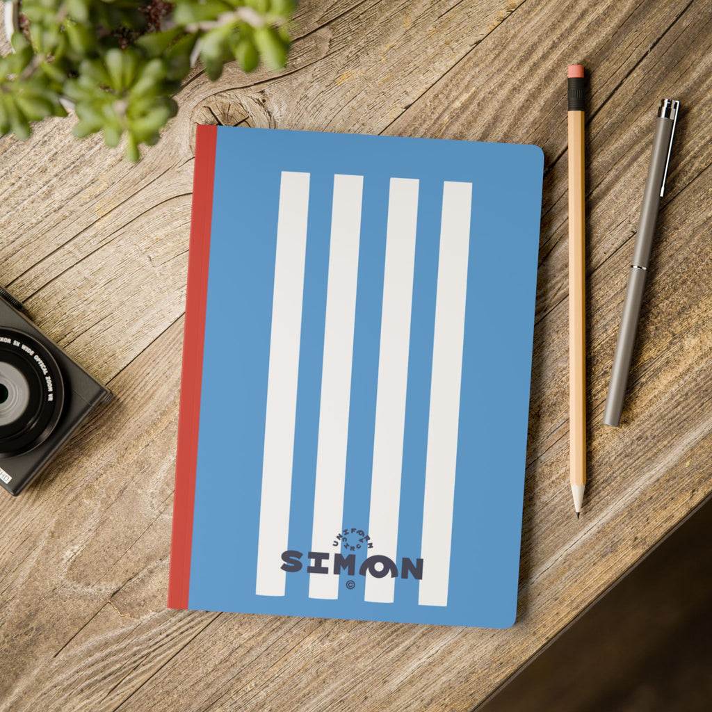 SIMON NOTE & SKETCH JOURNAL | BLACK/WHITE/BLUE (SOFT COVER)