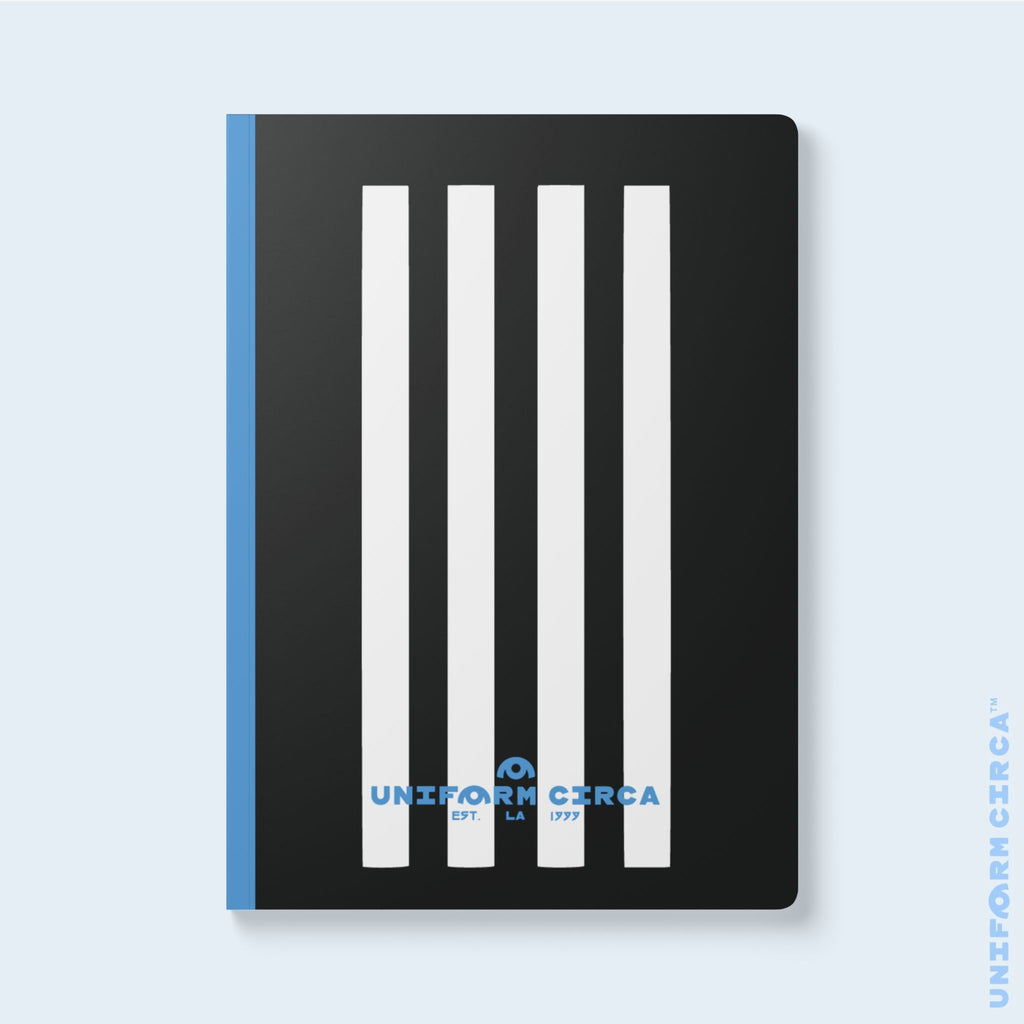 SIMON NOTE & SKETCH JOURNAL | BLACK/WHITE/BLUE (SOFT COVER)