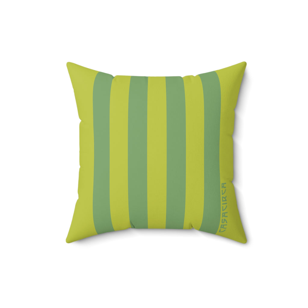 CASACIRCA | RACER PILLOW | WIMBLEDON GREENS 1 | Stylish Faux Suede Pillow - Home Decor, Cozy Living Room, Gift Idea, Nautical Theme, Interior Design Accents