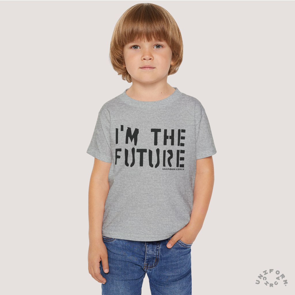 I'M THE FUTURE Design Toddler T-Shirt - Perfect for Playful Days | Black