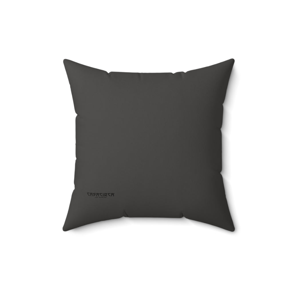 CASACIRCA | RACING STRIPES PILLOW | BLACK/CHARCOAL | Stylish Faux Suede Pillow - Stripes, Home Decor, Cozy Living Room, Gift Idea, Nautical Theme, Interior Design Accents