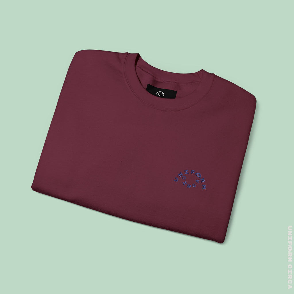 OCULUS LOGO CREWNECK SWEATSHIRT | Black Embroidery