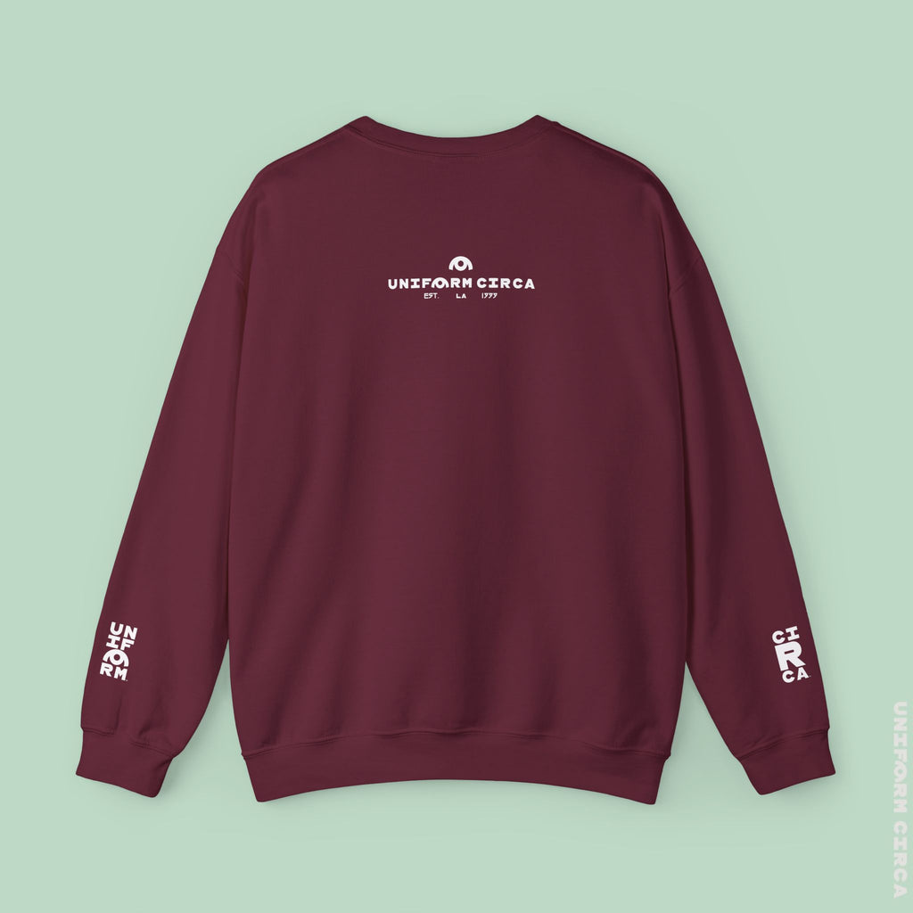 OYSTER ALL WORDMARK | CREWNECK T-SHIRT | Printed White