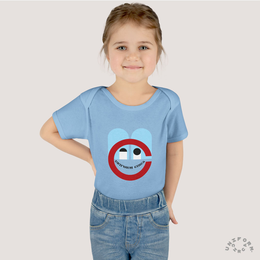 FUNNY BUNNY - Infant Baby Rib Bodysuit - Adorable Bunny-Like Graphic | Multiple Colors