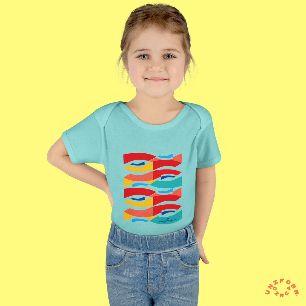 Wavey Kidsplay | Infant Baby Rib Bodysuit | Multiple Colors