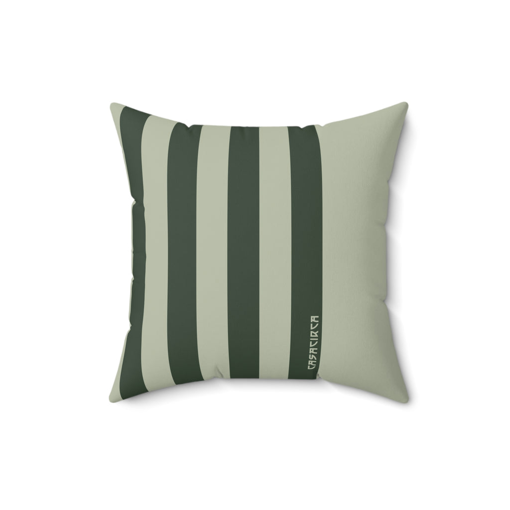 CASACIRCA | SIDECAR PILLOW | HUNTER/MOSS | Stylish Faux Suede Pillow - Home Decor, Cozy Living Room, Gift Idea, Nautical Theme, Interior Design Accents