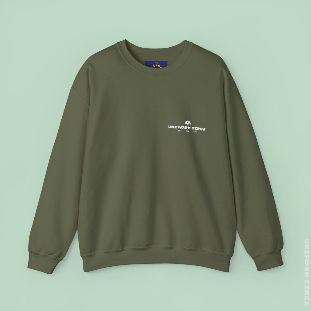 OYSTER ALL WORDMARK | CREWNECK T-SHIRT | Printed White