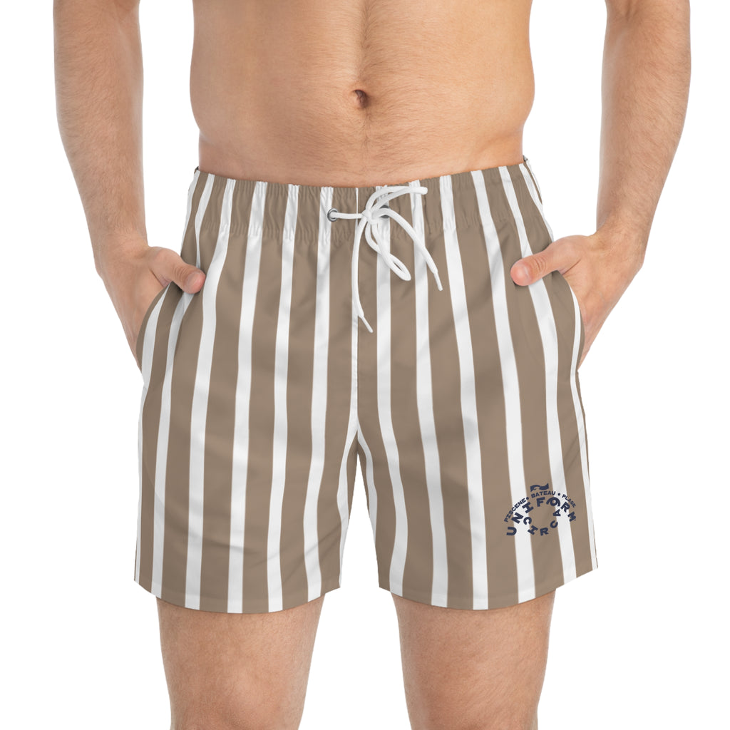 WET SAND CLASSIC STRIPE SWIM TRUNKS | Printed