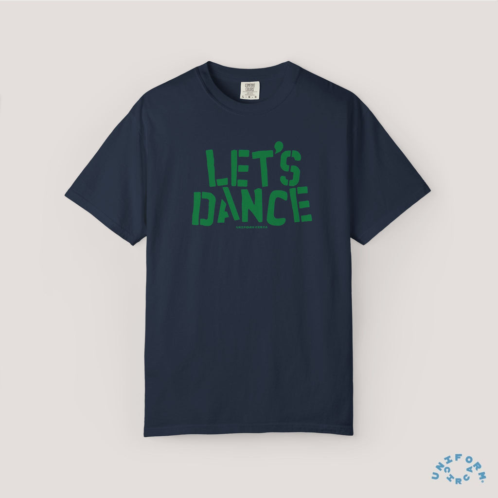 LET'S DANCE REVISITED CREWNECK T-SHIRT | PRINTED GREEN