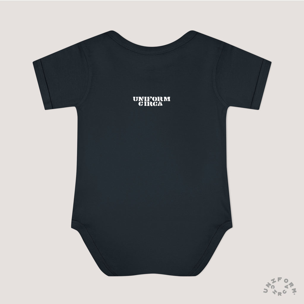 FUNNY BUNNY - Infant Baby Rib Bodysuit - Adorable Bunny-Like Graphic | Multiple Colors