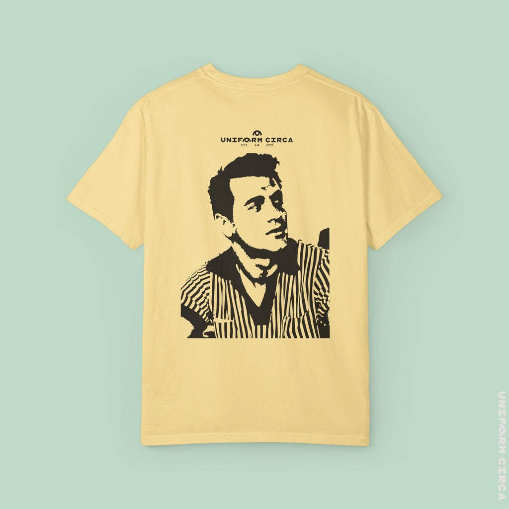 ROCK | CREWNECK T-SHIRT | PRINTED | Retro-Inspired Unisex Garment-Dyed T-Shirt with Iconic Design