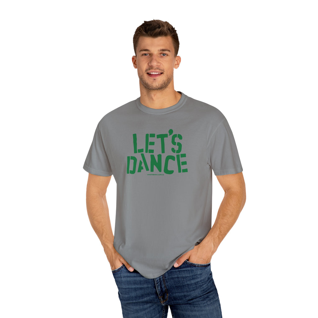 LET'S DANCE REVISITED CREWNECK T-SHIRT | PRINTED GREEN