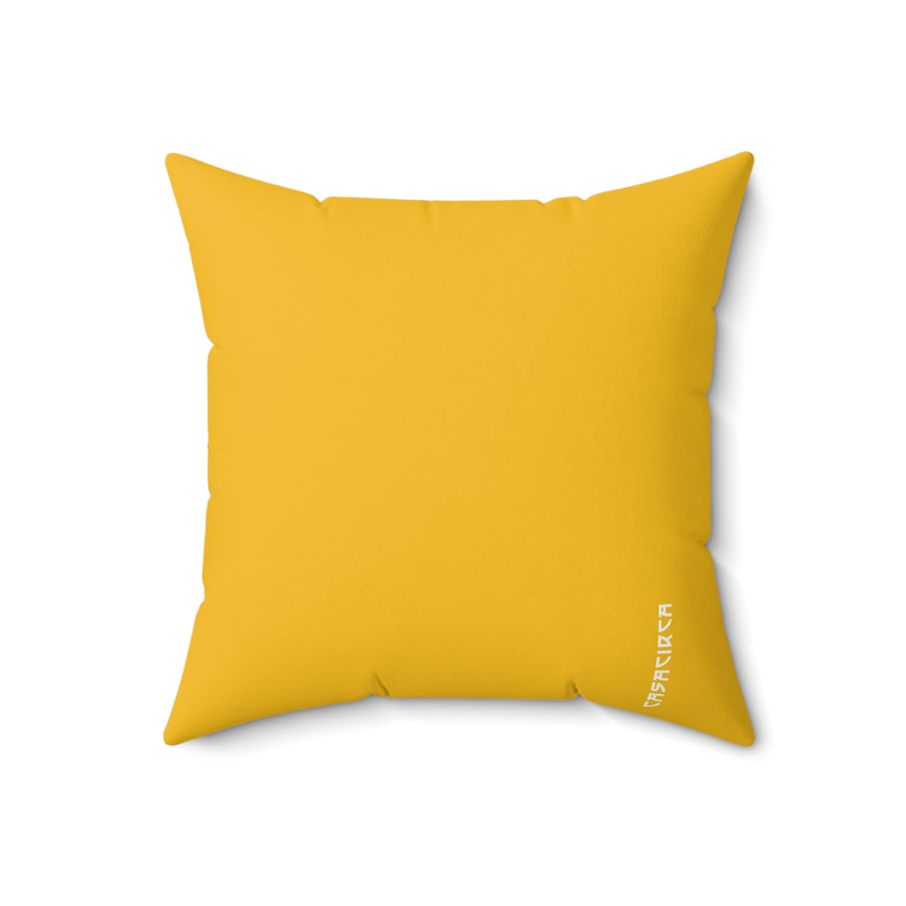 CASACIRCA | RACING STRIPES PILLOW | GOLDENROD YELLOW/CREAM | Stylish Faux Suede Pillow - Stripes, Home Decor, Cozy Living Room, Gift Idea, Nautical Theme, Interior Design Accents