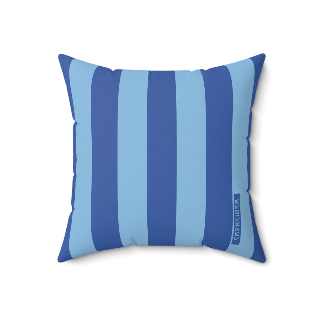 CASACIRCA | REVERSO PILLOW | TURQUOISE/BLUE/GOLDENROD | Stylish Faux Suede Pillow - Home Decor, Cozy Living Room, Gift Idea, Nautical Theme, Interior Design Accents