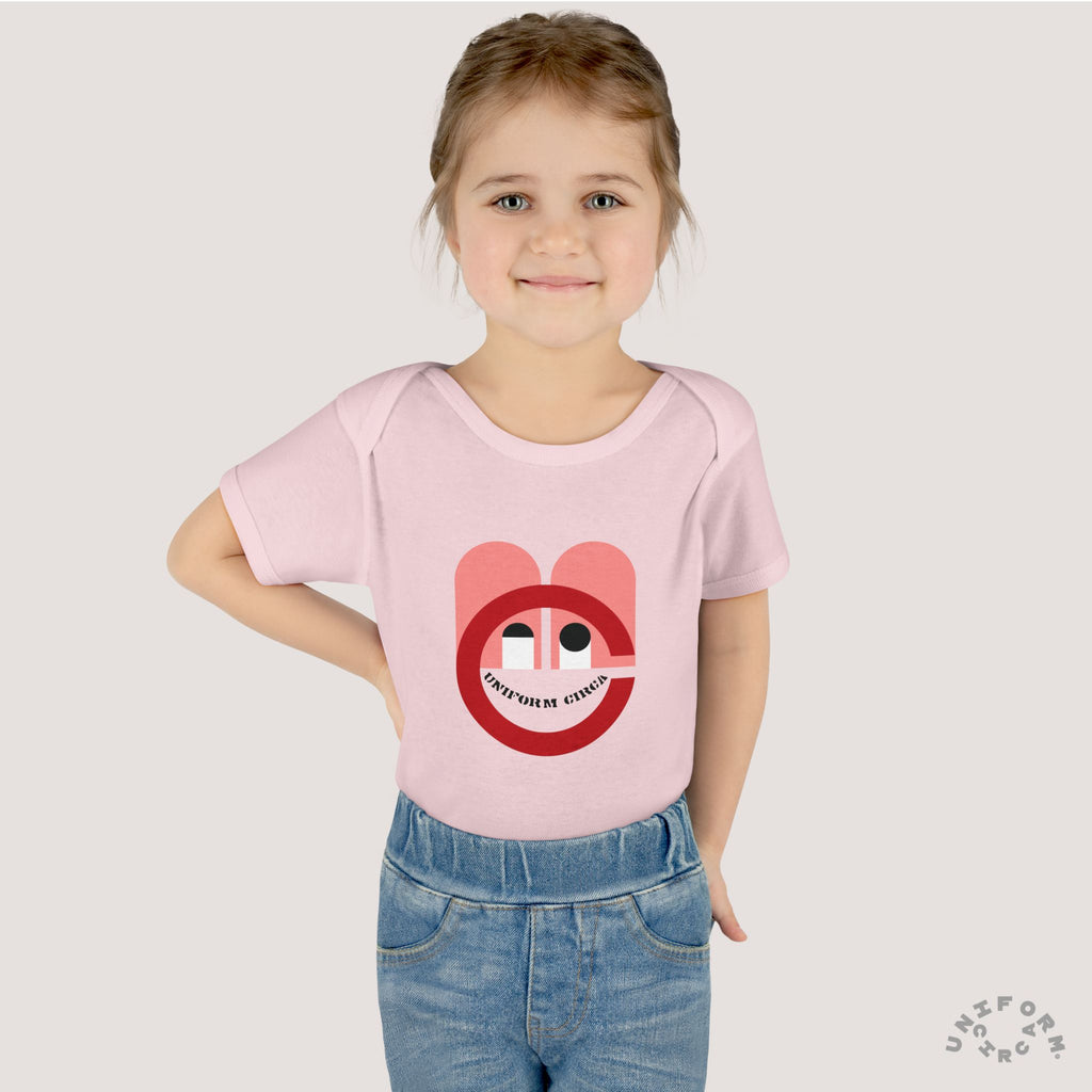 FUNNY BUNNY - Infant Baby Rib Bodysuit - Adorable Bunny-Like Graphic | Multiple Colors