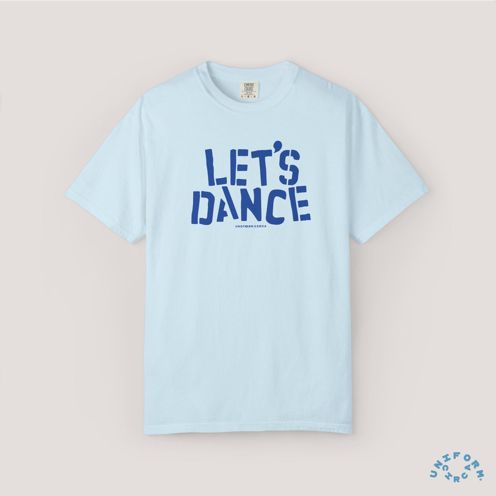 LET'S DANCE REVISITED CREWNECK T-SHIRT | Printed Blue