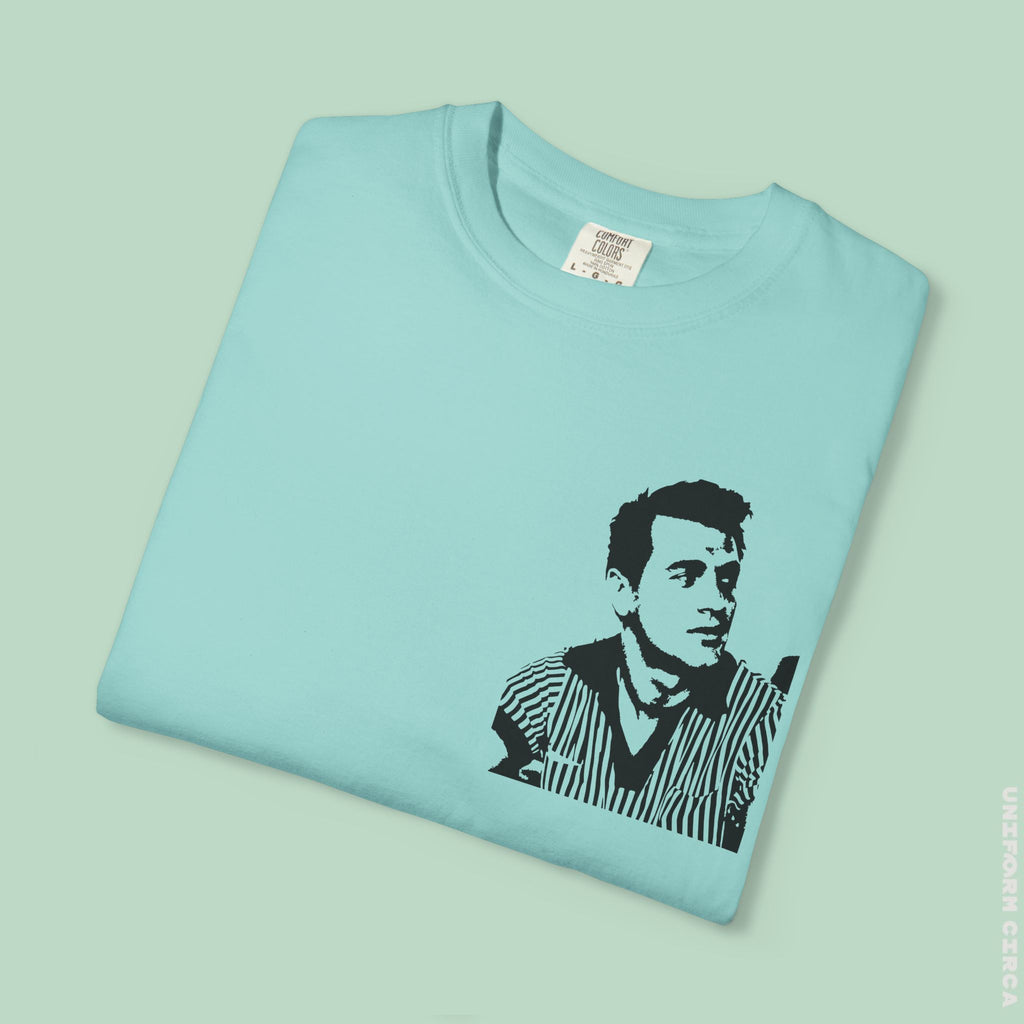 ROCK | CREWNECK T-SHIRT | PRINTED | Retro-Inspired Unisex Garment-Dyed T-Shirt with Iconic Design
