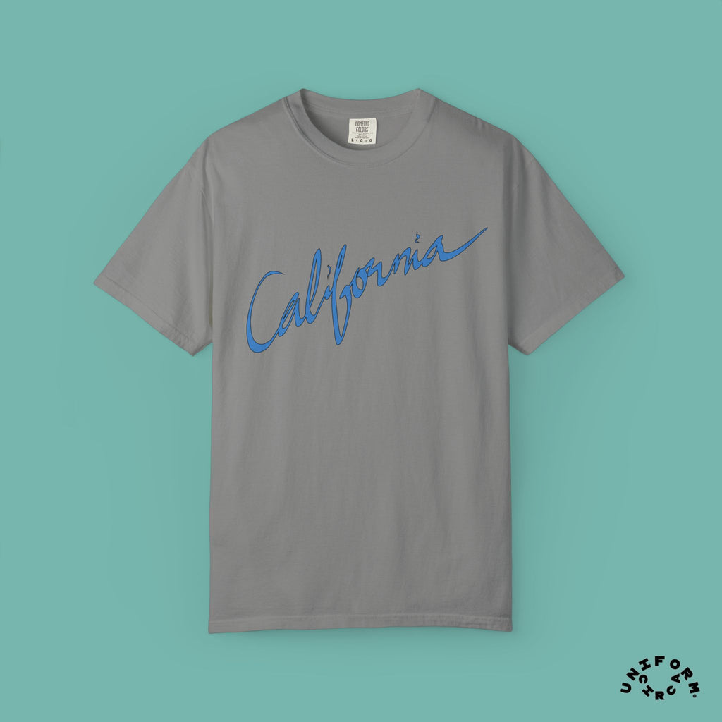 CALIFORNIA BLUEPRINT CREWNECK T-SHIRT | Printed