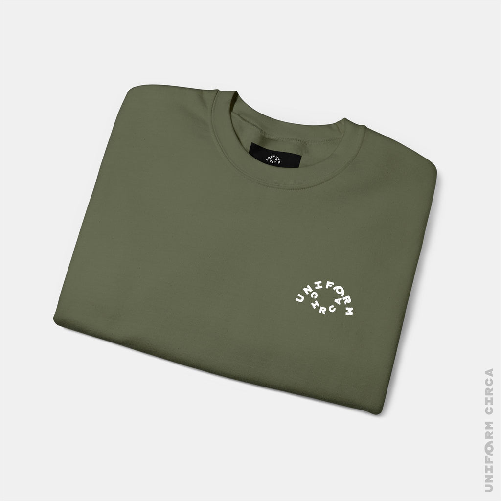 The JASON | OCULUS LOGO | Crewneck Sweatshirt | 100% Cotton | Pearl Embroidery | Designed & Printed in California
