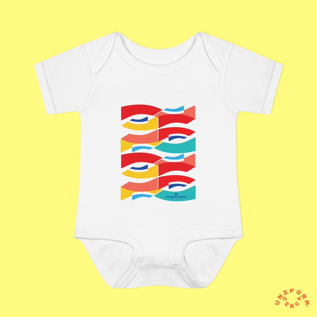 Wavey Kidsplay | Infant Baby Rib Bodysuit | Multiple Colors