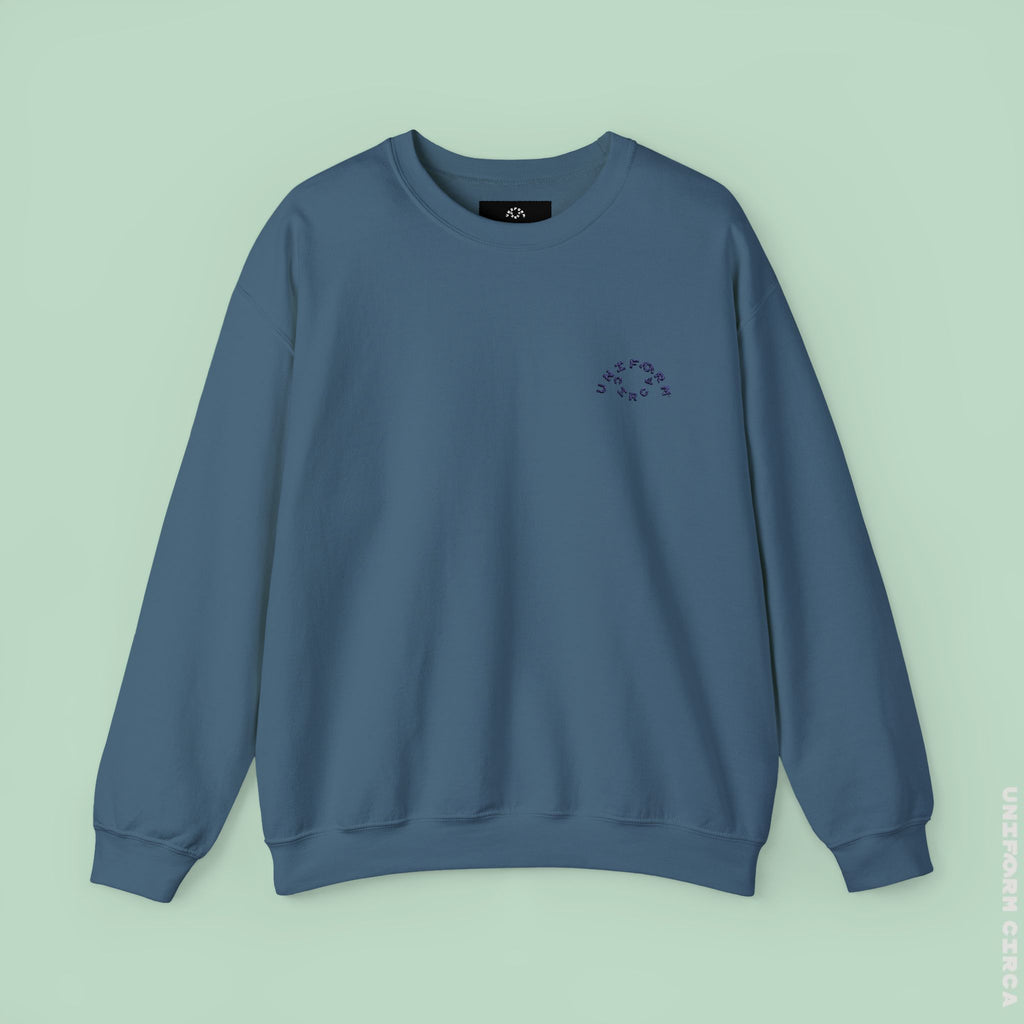 OCULUS LOGO CREWNECK SWEATSHIRT | Black Embroidery