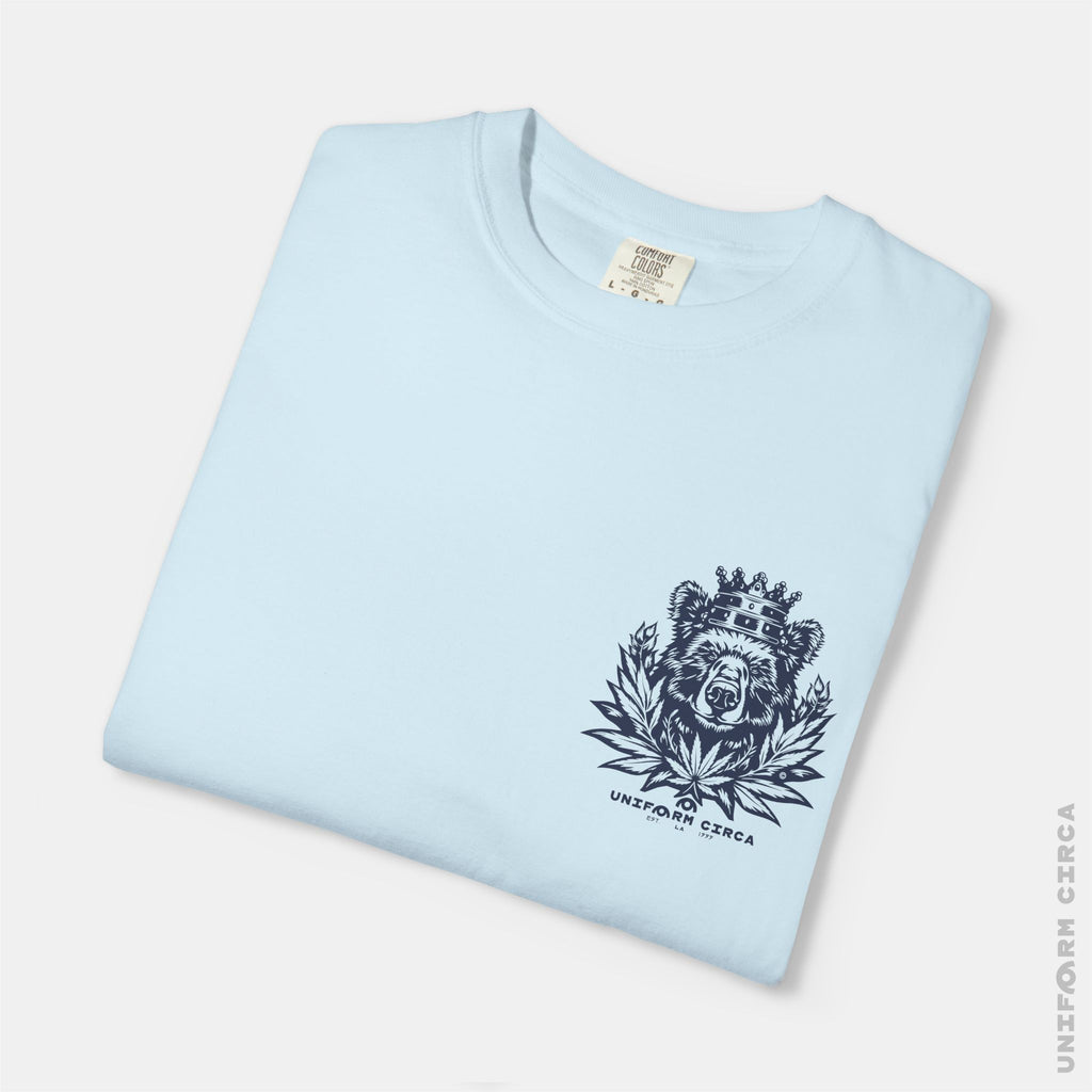 UC CALI BEAR | Crewneck T-Shirt | Printed Navy