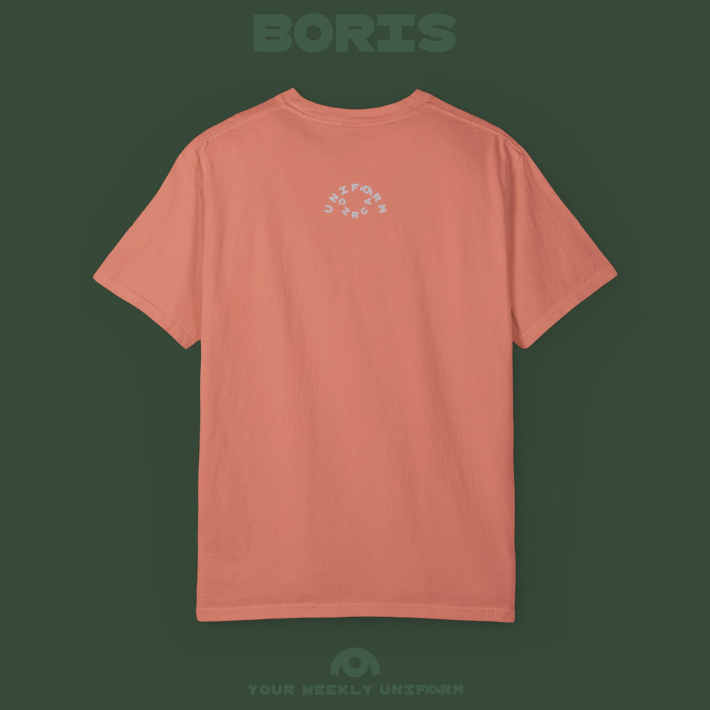 BORIS TUESDAY | CREWNECK T-SHIRT | PRINTED BLACK