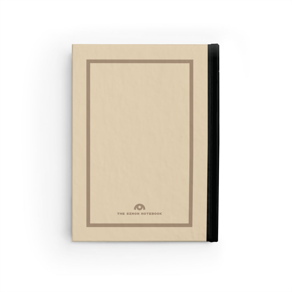 SIMON | JOURNAL & NOTEBOOK | Hardcover Blank Pages 5"x7" | Cream & Mocha