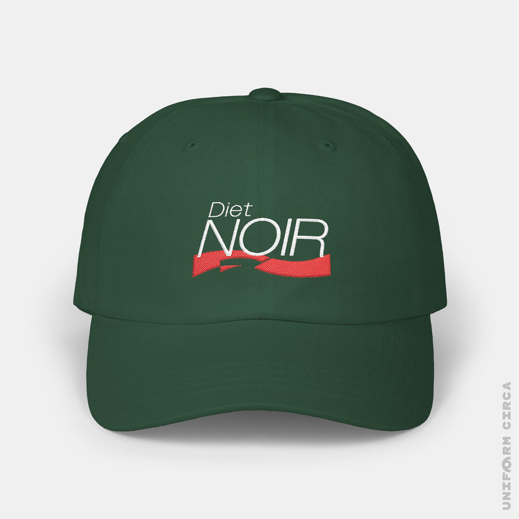 Diet NOIR | Dad Cap | Embroidered | Dark