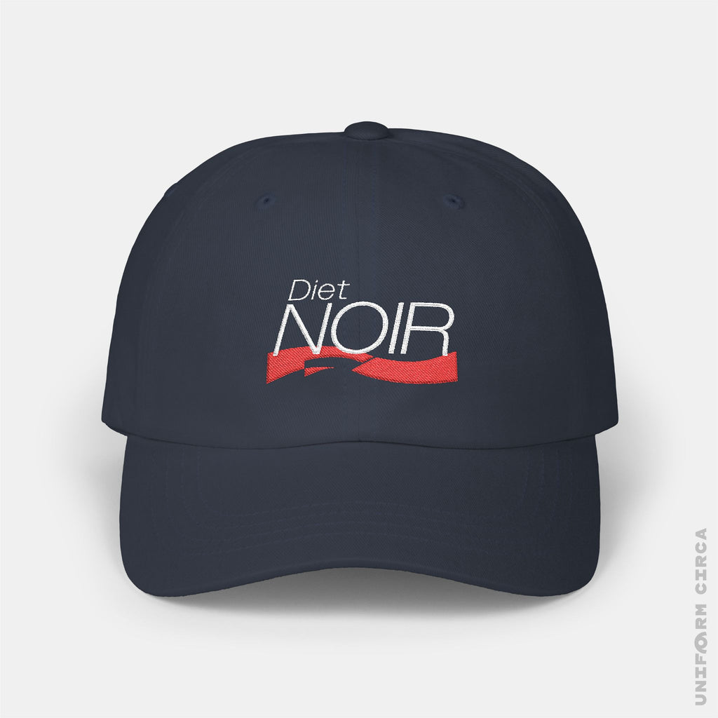 Diet NOIR | Dad Cap | Embroidered | Dark