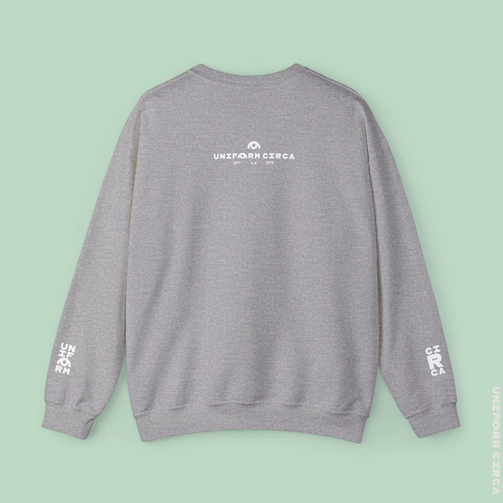 OYSTER ALL WORDMARK | CREWNECK T-SHIRT | Printed White