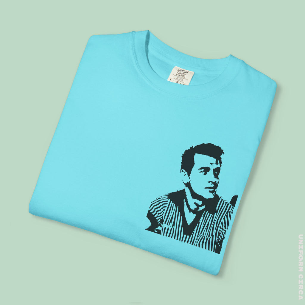ROCK | CREWNECK T-SHIRT | PRINTED | Retro-Inspired Unisex Garment-Dyed T-Shirt with Iconic Design