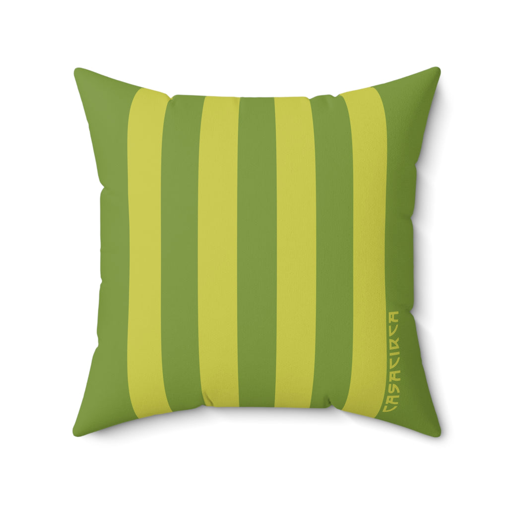 CASACIRCA | RACER PILLOW | WIMBLEDON GREENS 2 | Stylish Faux Suede Pillow - Home Decor, Cozy Living Room, Gift Idea, Nautical Theme, Interior Design Accents