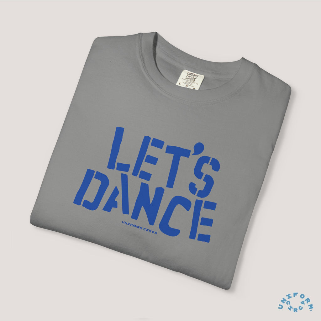 LET'S DANCE REVISITED CREWNECK T-SHIRT | Printed Blue